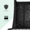 bigzzia Rattan Garden Furniture Set