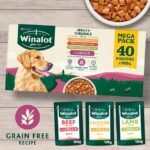 Winalot Meaty Chunks in Jelly Dog Food – 40 x 100g Pouches