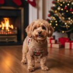 Premium Soft Christmas Little Pudding Dog Jumper - Image 3