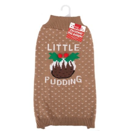 Premium Soft Christmas Little Pudding Dog Jumper