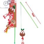Smart Choice Christmas Cat Teaser Toy with Catnip – 45cm - Image 2