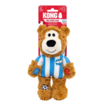 KONG Wild Knots Bear Dog Toy England Football World Cup 2026 Limited Edition Medium/Large Plush Rope Squeaky Toy - Image 8
