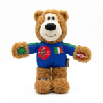 KONG Wild Knots Bear Dog Toy England Football World Cup 2026 Limited Edition Medium/Large Plush Rope Squeaky Toy - Image 11