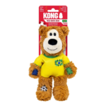 KONG Wild Knots Bear Dog Toy England Football World Cup 2026 Limited Edition Medium/Large Plush Rope Squeaky Toy - Image 6