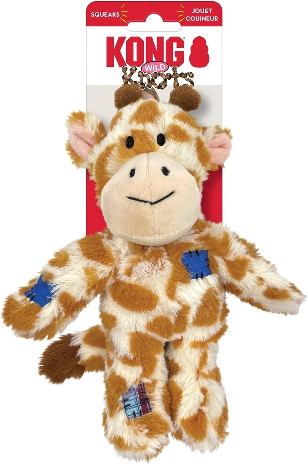 KONG Wild Knots Giraffe Dog Toy – Plush Squeaker with Rope (M/L) KONG Wild Knots Giraffe Dog Toy – Plush Squeaker with Rope (M/L)