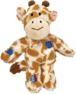 KONG Wild Knots Giraffe Dog Toy – Plush Squeaker with Rope (M/L) - Image 2
