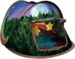 KONG PlaySpaces Glamping Cat Tent Pop Up Cat Toy with Catnip Interactive Hideaway - Image 4