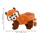 KONG Scramper Plush Dog Toy – Squeaky Interactive Soft Toy - Image 2