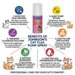 Johnson’s Cat Flea Pump Spray – Bundle 2x100ml Flea Treatment Spray for Cats & Kittens - Image 4