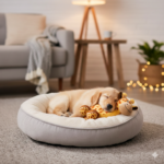 KONG Tennishoes Giraffe Dog Toy with Squeaker - Image 3