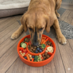 KONG Licks Slow Feeder Dog Bowl with Dual Lick Pad - Image 6