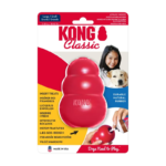 KONG Classic Rubber Dog Toy – Durable Treat Dispensing Chew Toy