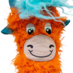 KONG Kickeroo Highland Cow Cat Toy | Catnip & Crinkle Kicker - Image 2