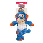KONG Cross Knots Monkey Dog Toy Durable Plush & Rope Squeaky Toy